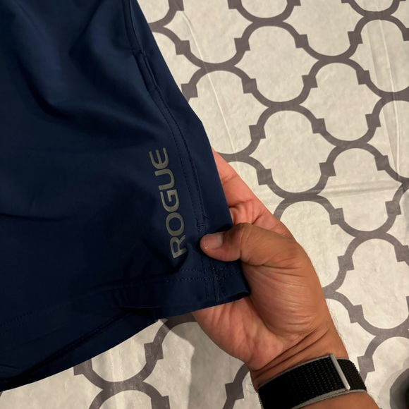 Rogue Fitness Performance Shorts Mens Large Training Stretch Comfort Drawstring - Picture 2 of 11